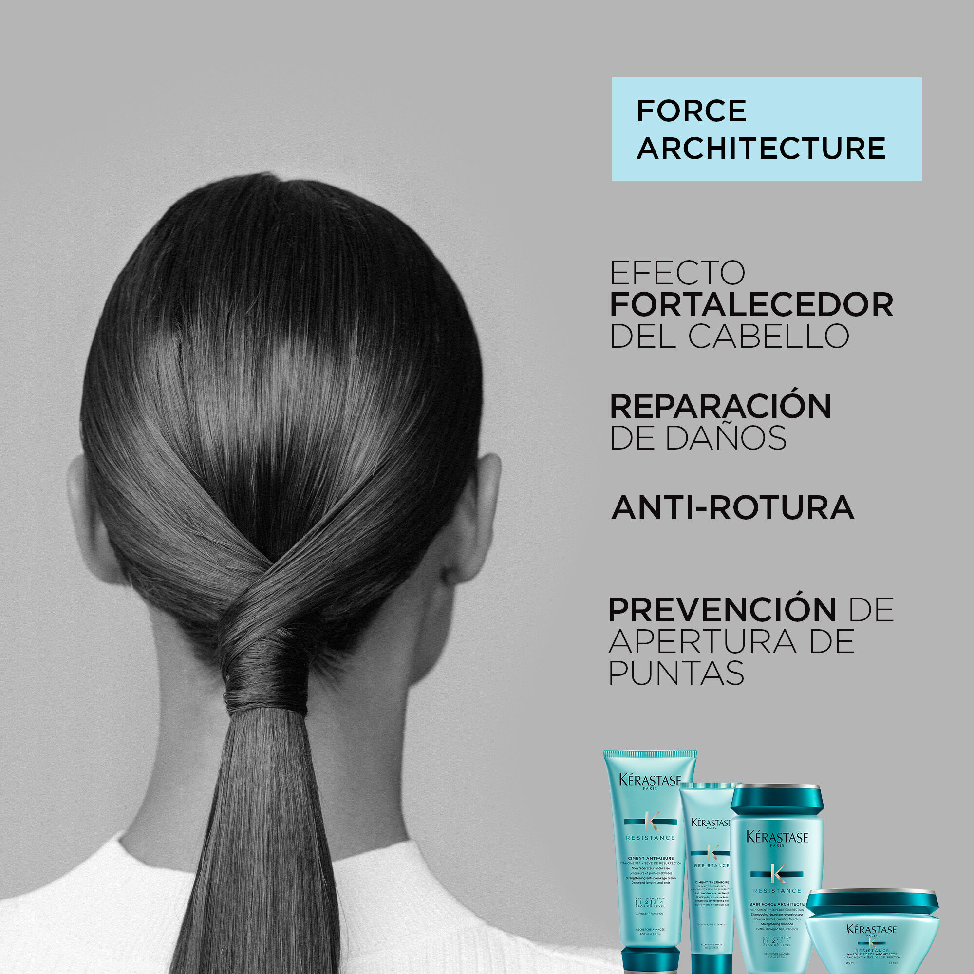 Shampoo Bain Force Architecte