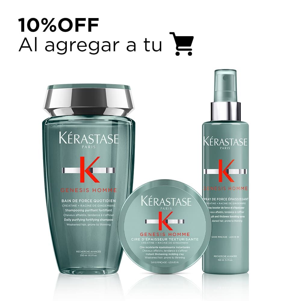 RUTINA TRIO FORTALECEDOR DEL CABELLO PARA HOMBRE