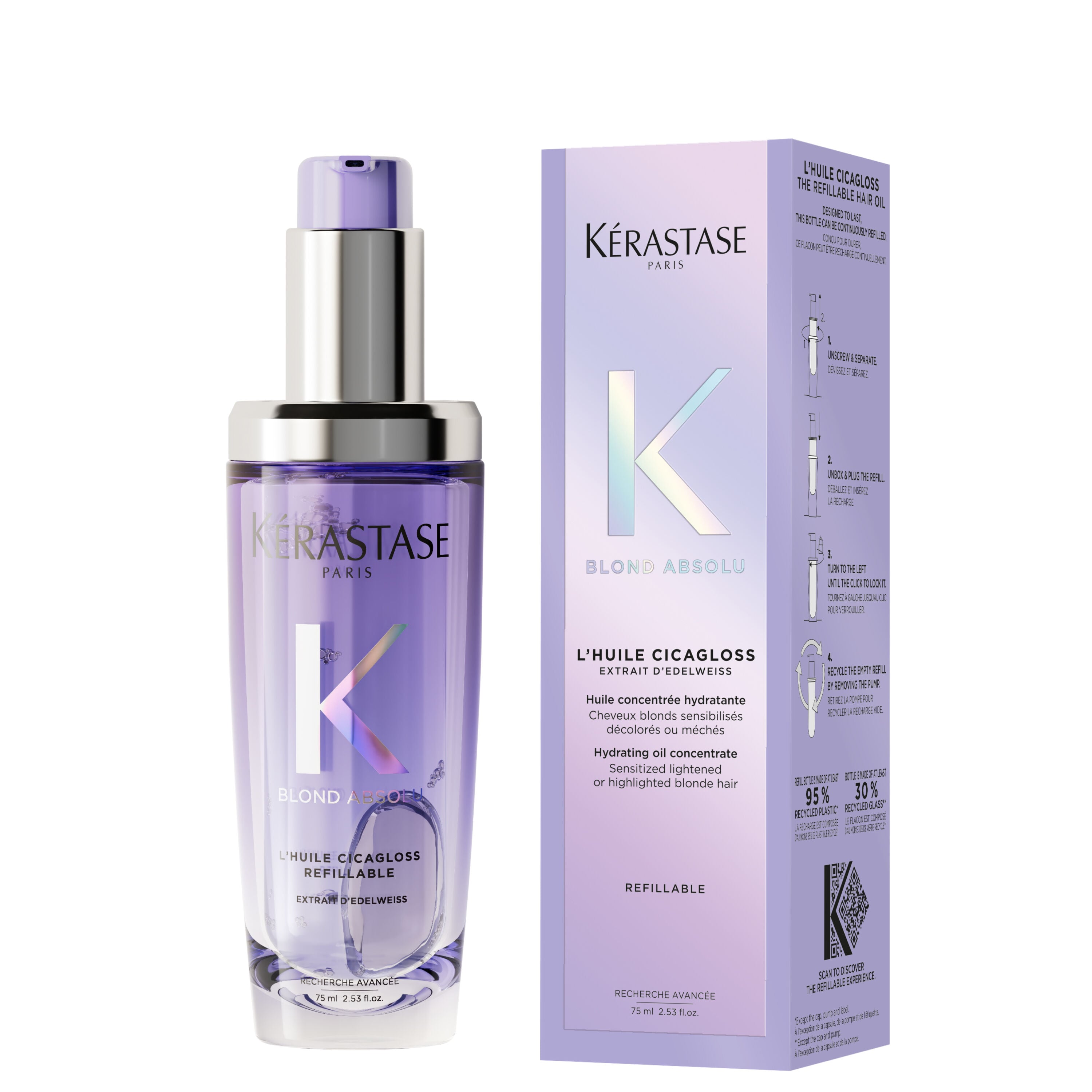 ACEITE HIDRATANTE L'HUILE CICAGLOSS RECARGABLE