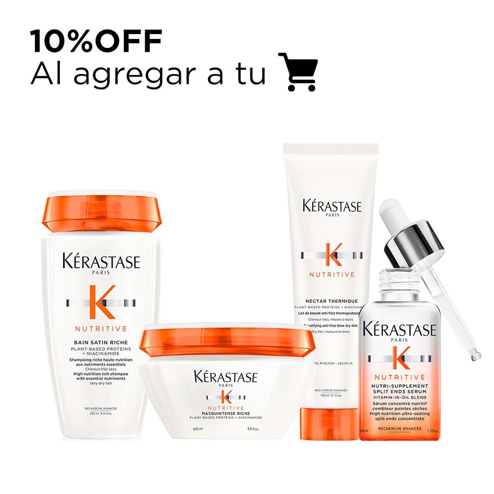 RUTINA NUTRITIVA PARA CABELLO SECO, GRUESO