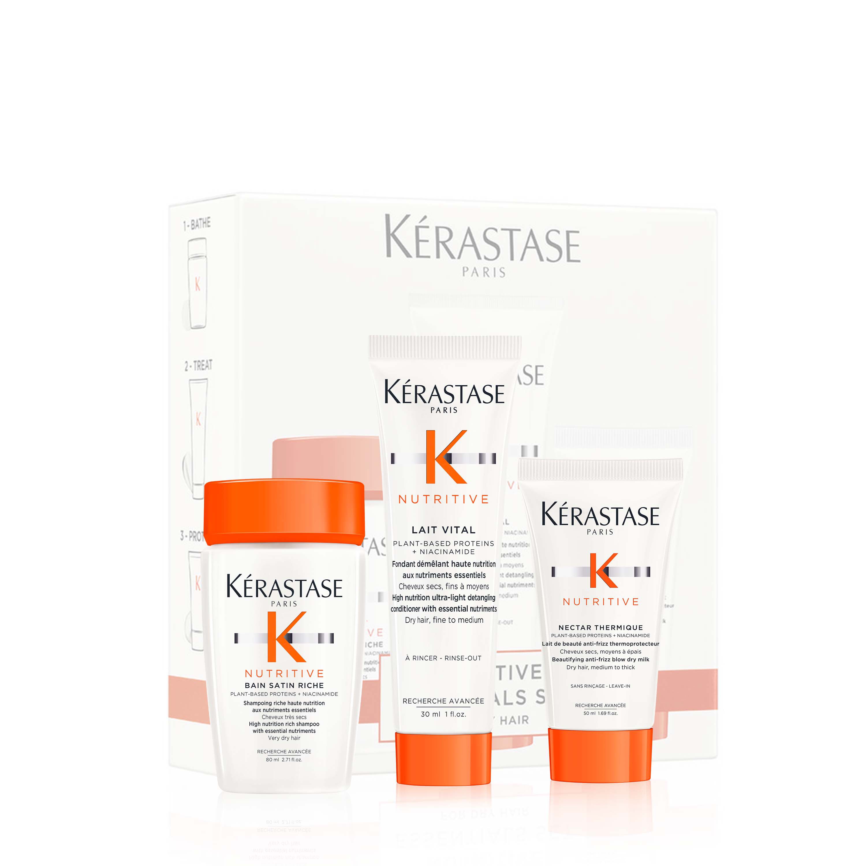 COFRE NUTRITIVE - SHAMPOO 80ML + ACONDICIONADOR 75ML + TEXTURIZANTE 50ML