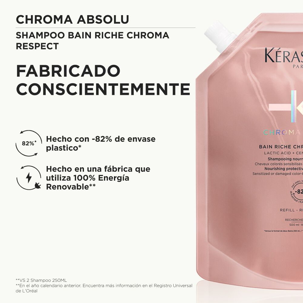 SHAMPOO BAIN RICHE CHROMA RESPECT RECARGA