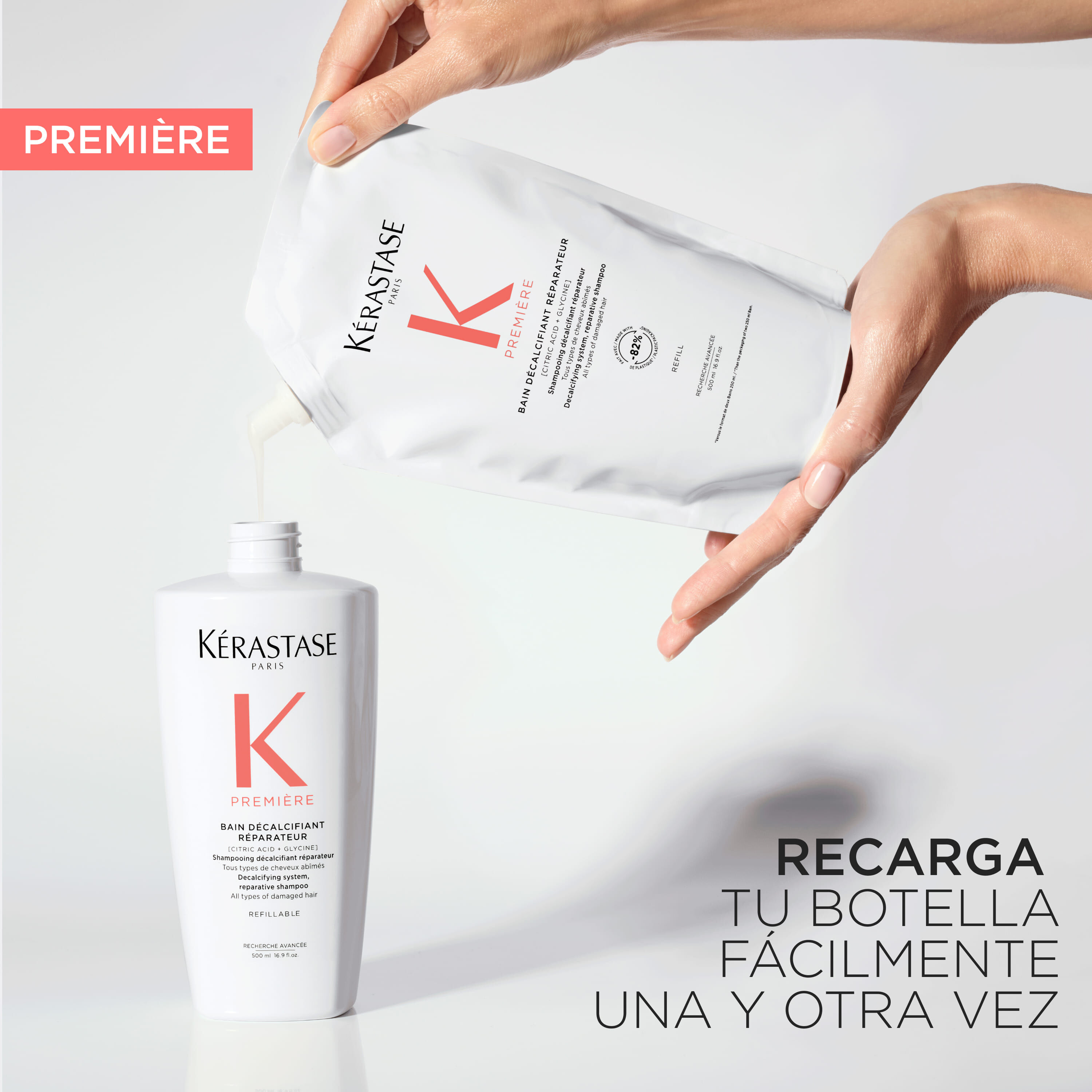 SHAMPOO BAIN DECALCIFIANT REPARATEUR RECARGA