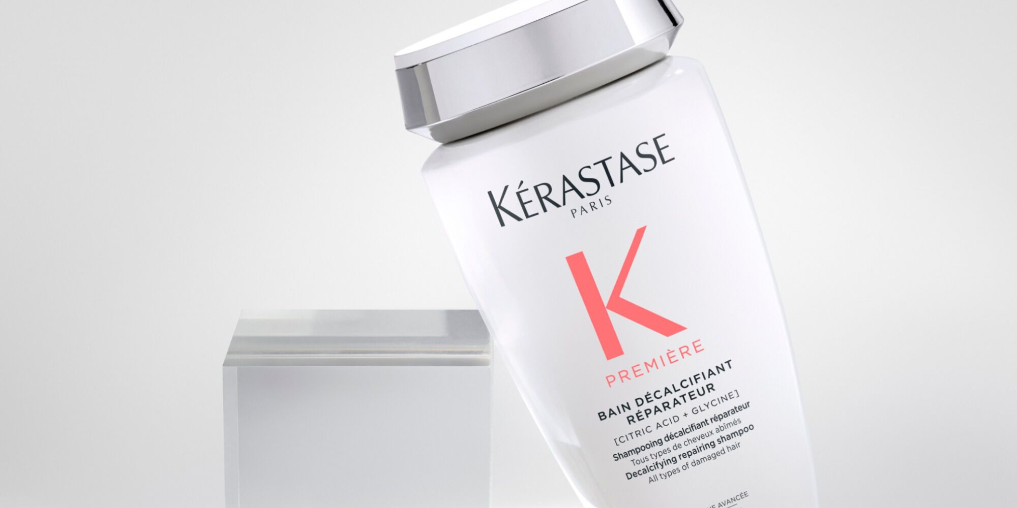 Shampoo Kérastase Première para el ritual de superposición de descalcificación.
